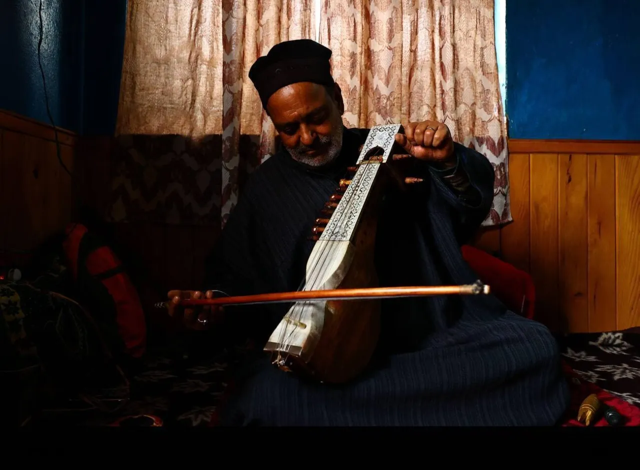 Person wearing shawl