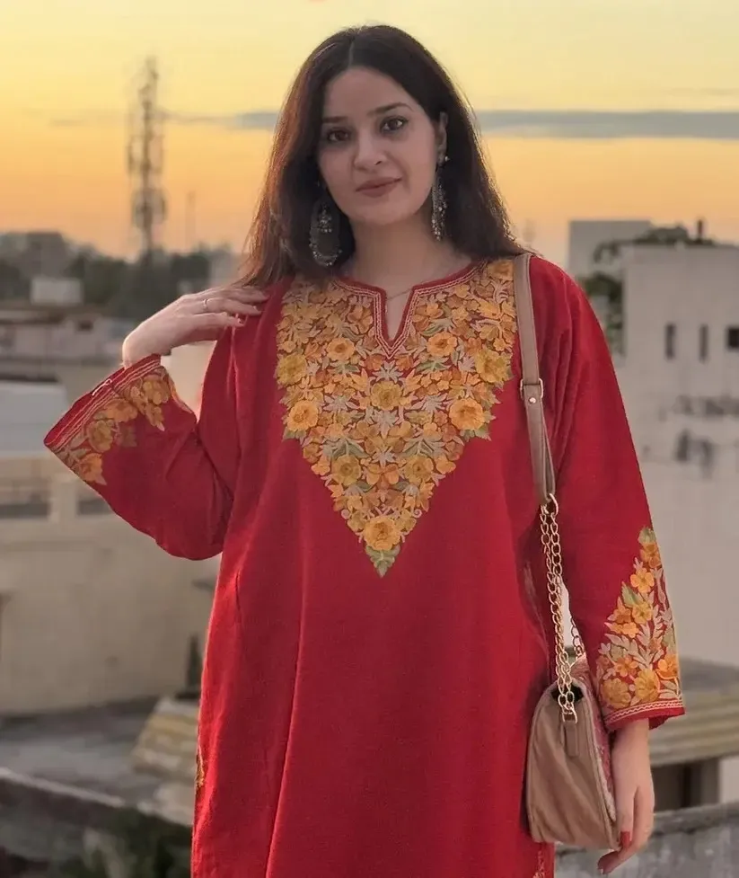 Person wearing shawl